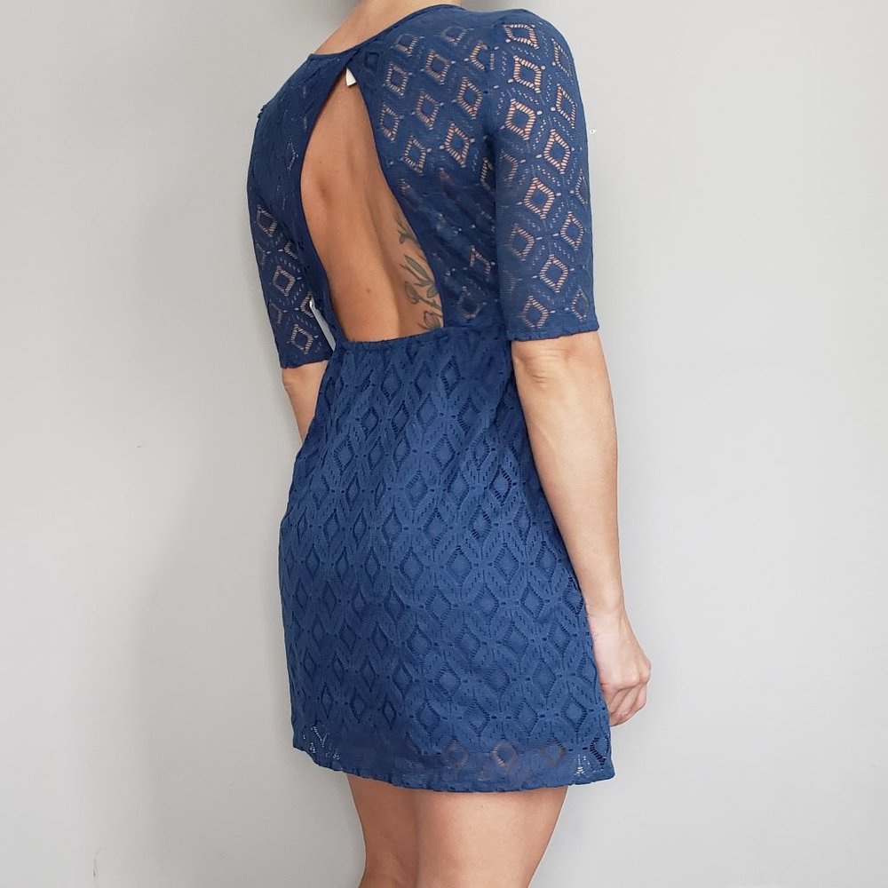 NWT Roxy Out There Dress Small Blue